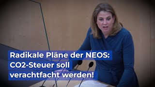 Radikale Pläne der NEOS CO2Steuer soll verachtfacht werden [upl. by Ecnesse]