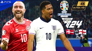 EA FC 24  Denmark vs England  UEFA EURO 2024 Group Stage ft Bellingham Kane Foden  PS5™ 4K60 [upl. by Holbrook]