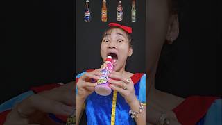 Pepsi 🍷 Pororo 🧃 Mirinda 🍹 Pengda 🧋 asmr fun eating challenge bikueating mukbang bikram [upl. by Tung740]