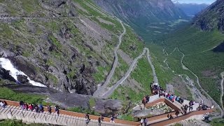 Trollstigen  Norwegen  Spektakuläre Gebirgsstraße grandiose Ausblicke [upl. by Arihk]