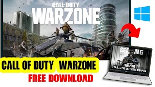 How To Free Download Call of Duty Warzone On PC amp Laptop [upl. by Nnayelsel725]