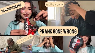 Jolo Chips prank  Prank gone wrong duniya ki sabse zyada mirche [upl. by Erdnael]