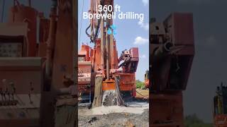 Borewell drilling💦 360ft borewell water pump viral trending [upl. by Nanyk331]