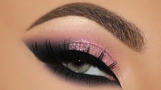 ♡ Pink Glam Cat Smokey Eyes Makeup Tutorial  Melissa Samways ♡ [upl. by Denison]