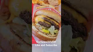 InNOut burger doubledouble animalfries animalstyle shake bestburgerhandsdown foodies [upl. by Geier]