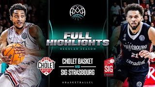 Cholet Basket v SIG Strasbourg  Full Game Highlights  BasketballCL 202324 [upl. by Buhler574]