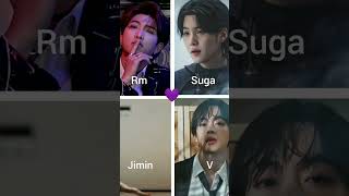 who is best 🤔rm vs suga vs Jimin vs v like Subscriber short rm sugajimin btsvstatus [upl. by Bertsche]