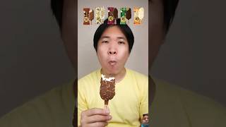 Magnum ice cream flavours mukbang chocolate magnum shorts [upl. by Orvil]