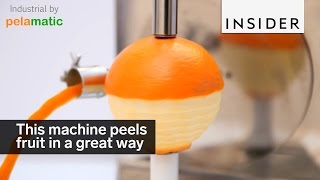 This machine peels oranges in the most perfect way [upl. by Wallach]