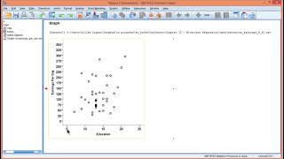 V123  Scatter Plot in SPSS [upl. by Elwin781]