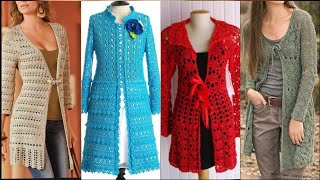 Most demanding and Latest unique crochet handknit vest jacket pattern designs ideas for women 2024 [upl. by Gaves16]