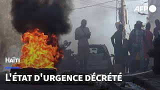 Haïti évasion massive de détenus au moins une dizaine de morts  AFP [upl. by Neufer]