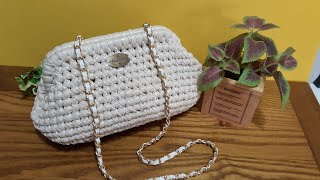 Tutorial  Crea unelegante pochette chiusura a molla alluncinetto  pronta in solo due ore  😍️ [upl. by Morell]