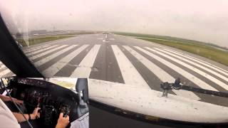 Taxi and takeoff from Düsseldorf  Boeing 737 cockpit view [upl. by Nylad]