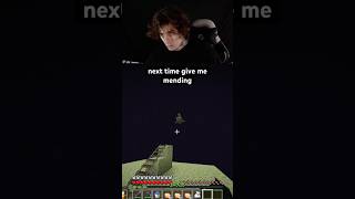 no mending no use minecraft minecraftmemes minecraftfunny gaming [upl. by Zilla]