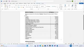 Preparation of Statement of Profit or Loss and Other Comprehensive Income [upl. by Caroline932]