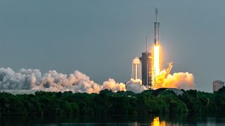 Relive the SpaceX Falcon Heavy launch of NASAs Psyche mission in these highlights [upl. by Akzseinga]