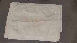 How to correctly fold purificators lavabo towels [upl. by Giarg]