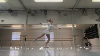 Todays ballet lesson  Brisé fermé combo [upl. by Emmit]