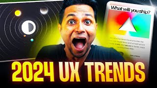 2024 UIUX DESIGN TRENDS INSANE 🤯  Graphic Design Trends 2024  Saptarshi Prakash [upl. by Matusow512]