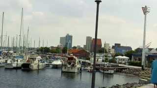 Heiligenhafen Ostsee Blick über den Binnensee zur Stadt [upl. by Stanly]