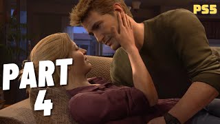 Uncharted 4 A Thiefs End Walkthrough Gameplay Part 4  A Normal Life PS5 [upl. by Esylla]