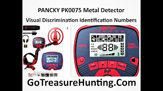 Entry Level Metal Detector PANCKY PK0075 VDI Gold Silver Clad Aluminum Copper [upl. by Nahtanoy]