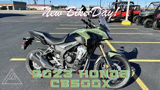 New Bike Day  2023 Honda CB500X [upl. by Adoree]