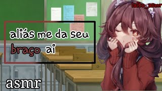 asmr com a amiga colorida na escola [upl. by Pompei]