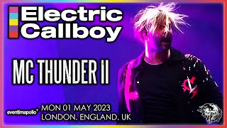 Electric Callboy  MC Thunder II  LIVE  LONDON [upl. by Petey]