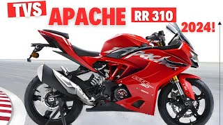 2024 TVS Apache RR 310  Race Oriented Bike  New Features Colors Engine amp Price [upl. by Raimondo]