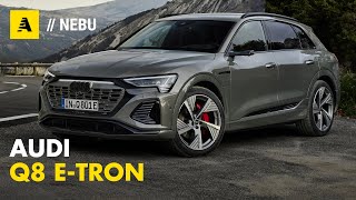 Audi Q8 etron  La MLB elettrica più avanzata si aggiorna 600 km con 114 kWh e cambia nome [upl. by Yenatirb]