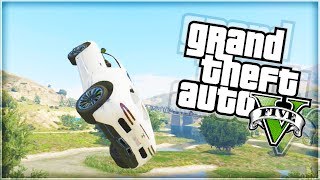 GTA 5 Funny Moments BIG AIR  HUGE JUMPS With The Sidemen [upl. by Ymorej]