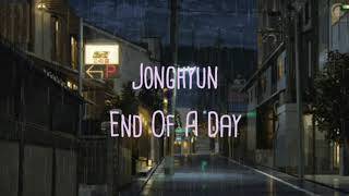 Jonghyun  End of a Day eng lyrics with a little rain [upl. by Parent]