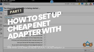 How to Set up Cheap ENET Adapter with Xentry Passthru for Benz DoIP [upl. by Kassaraba]