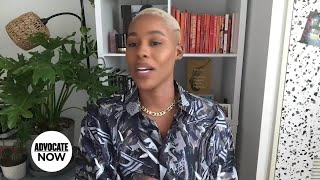 Advocate Now  Jerrie Johnson on Playing a Successful Queer Black Woman in Tech on Harlem [upl. by Hgiel]