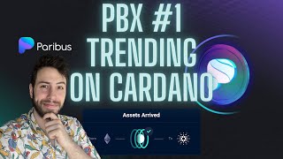 PBX Is 1 Trending on Taptools after bridging to Cardano Bullish [upl. by Alfreda]