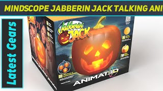 Mindscope Jabberin Jack Talking Animated Pumpkin with AZ Review [upl. by Bibbie]