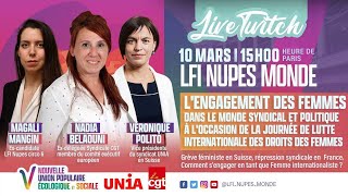 Tout est politique pour la journée internationale de lutte pour les Droits des femmes [upl. by Darnell]