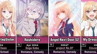 110 Upcoming Romance Anime in 2024 and Beyond [upl. by Llenwahs]