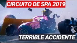 F2 Belgium Crash Accident Analysis and AnimationAnthoine Hubert [upl. by Calesta546]