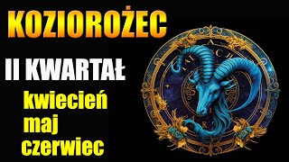 ♑️KOZIOROŻEC TAROT HOROSKOP II KWARTAŁ 2024 ROK♑️ [upl. by Aileda]