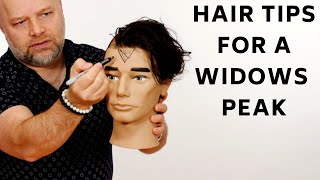 How to Fix a Widows Peak  TheSalonGuy [upl. by Brandyn]