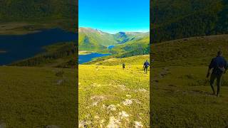 Switzerland vibes norway lofoten mountain hiking nature paradise placesthatdontfeelreal [upl. by Ennovaj289]