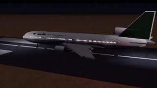 Saudia Flight 163 Roblox Crash Animation [upl. by Sokim]