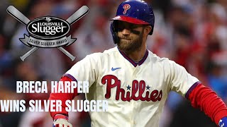 Bryce Harper wins silver slugger 1B LN 2024 [upl. by Richmond]