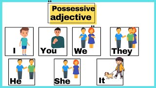 Possessive Adjectives  English Grammar amp Composition Grade 3 he sheitkids learning videos [upl. by Kramer]