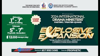 International Drama Ministers Prayer Quake  Supernatural Expansion  6th February 2024 [upl. by Nedearb]