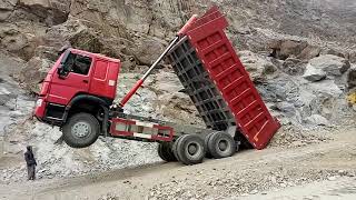 SINOTRUK HOWO 336 DUMP TRUCK  travelwithsahi [upl. by Schilit160]