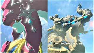 quotAll Miphas Secret Dialogue Miphas Diaryquot Champion Miphas Song BREATH OF THE WILD BOTW [upl. by Dorr]